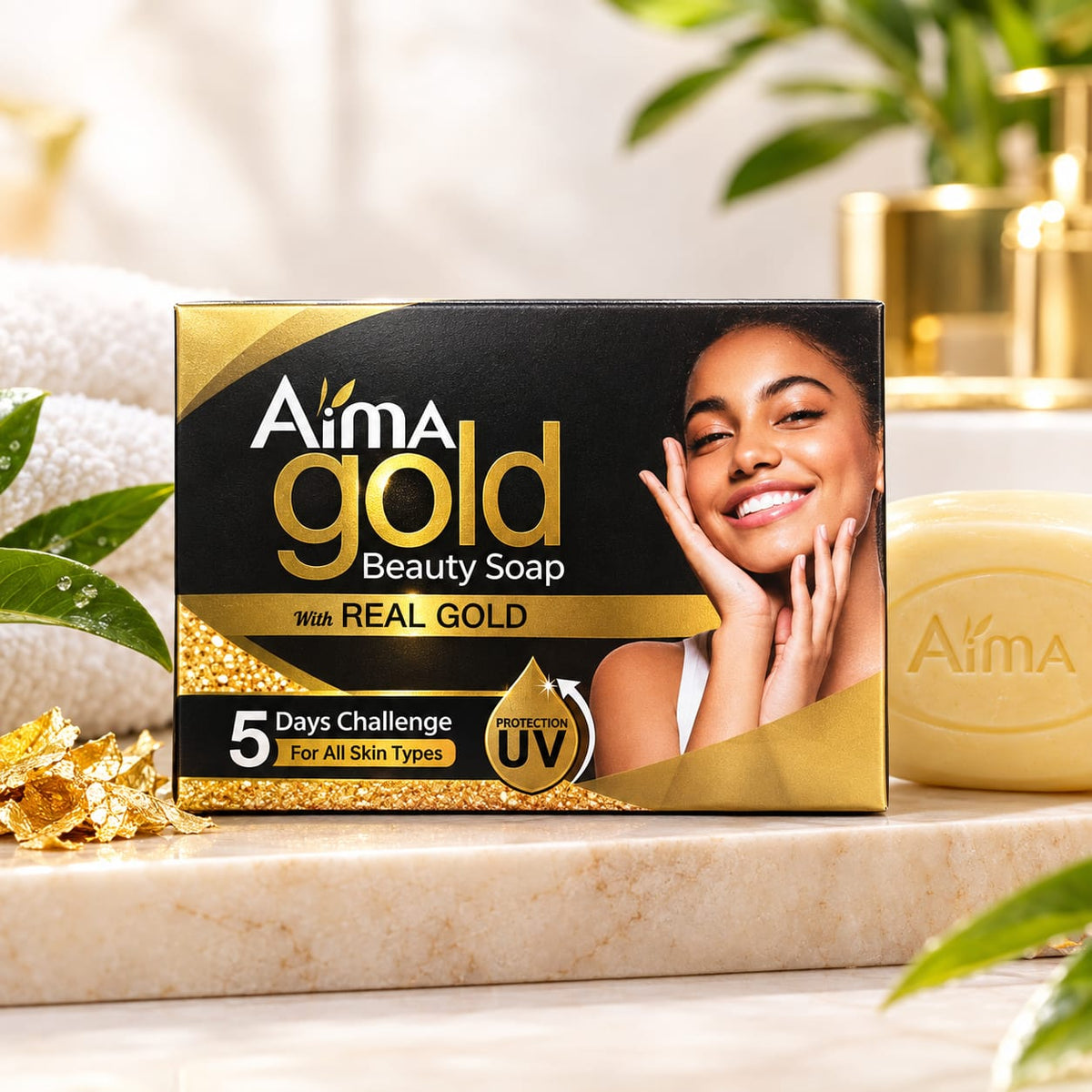 Aima Gold Beauty Soap